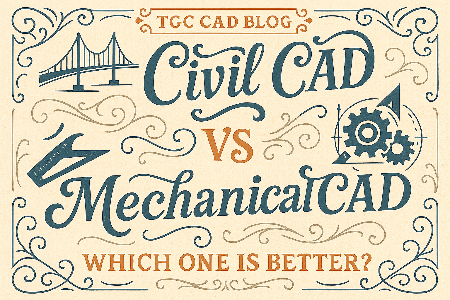 Civil CAD Vs Mechanical CAD – Which one is better?